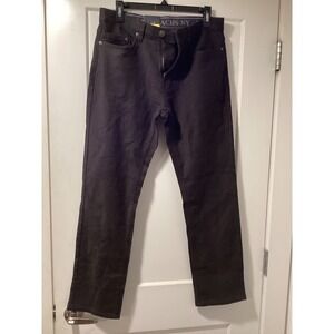 Jachs New York Mens Straight Fit 5-Pocket Pant‎ Flex Waistband Black 32x30 NEW